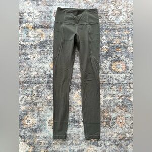 Athleta Salutation Stash Pocket Tights Leggings Grey - Size XXS